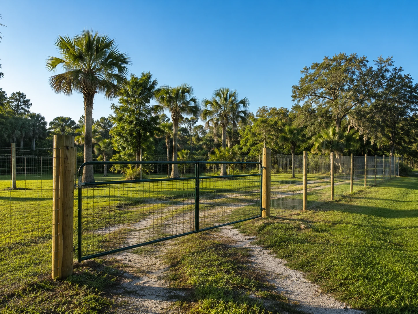 Fence and gate support work